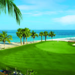 Palmilla Golf Resort Green near beach with ocean in background